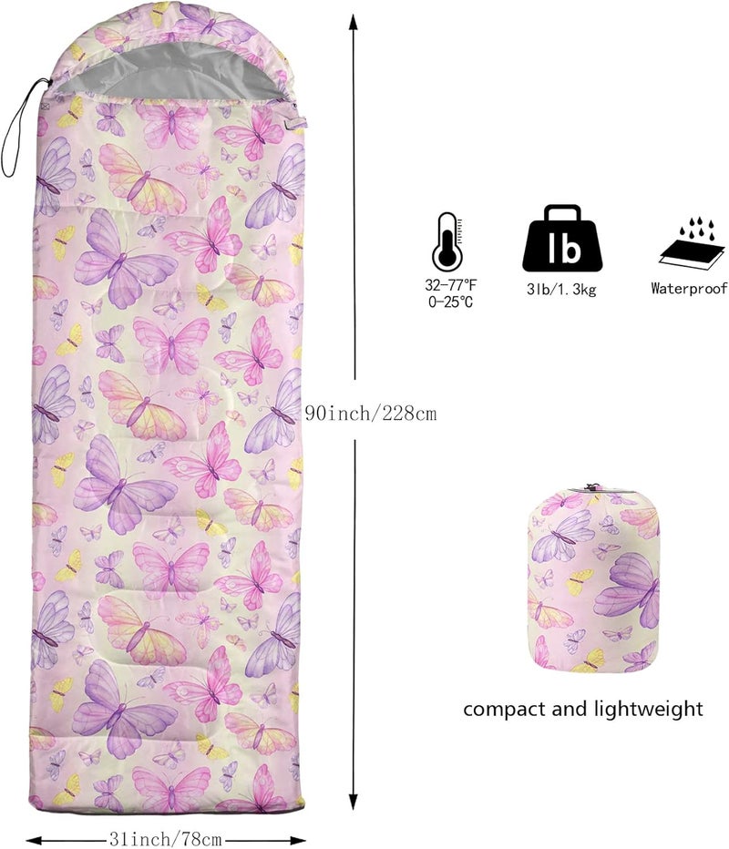 QOOMO Camping Sleeping Bags,3 Season Warm & Cool Weather,Lightweight,Waterproof Sleeping Bags for Adults & Kids,Traveling,and Outdoors,Camping Gear Equipment - Image 2